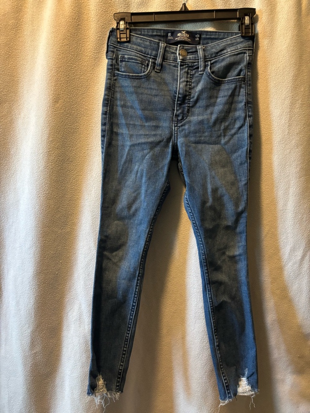 Hollister Medium Blue Stretch Skinny Jeans